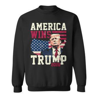 Trump 2028 América Gana Manga Larga Camisa de entrenamiento - Regaloses