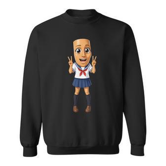 Tung Tung Tung Sahur Anime Sweatshirt | Seseable UK