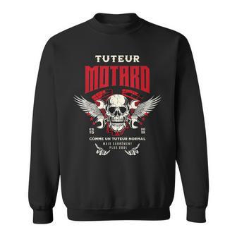 Tuteur Motard Idée-Cadeau Maître Detage Humour Tuteur Moto Sweater e - Cadeauxyz