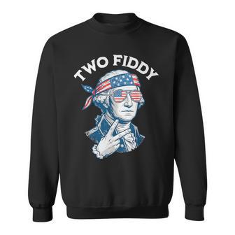 Two Fiddy 250 George Washington 4Th Of July Sweatshirt - Thegiftio UK