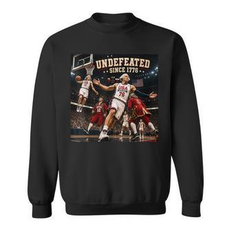 Undefeated Since 1776 America 4Th Of July Independence Day Sweatshirt - Monsterry UK