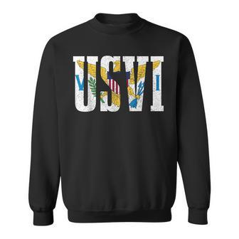Us Virgin Islands Usvi Flag Pride Souvenir Sweatshirt - Thegiftio UK