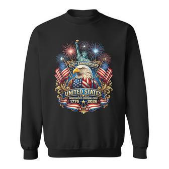 Usa Independence 250Th Anniversary 1776 2026 Patriotic Eagle Sweatshirt - Thegiftio