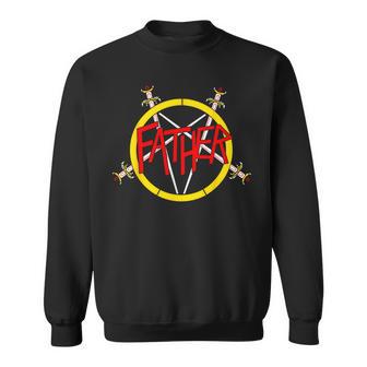 Vater Lustige Heavy Metal- Und Hardrock-Musik Amatertag Sweatshirt - Seseable