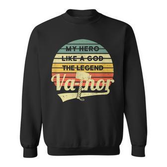Vatertagathor Papaater Fathor Hammer Retrointage Sweatshirt - Seseable