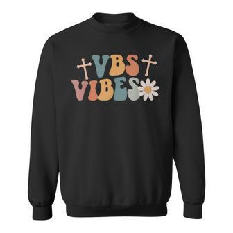Vbs Vibes Vacation Bible School Group Vbs Camp Vbs Crew Sweatshirt - Thegiftio UK