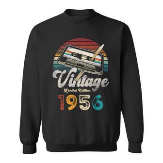 Vintage 1956 Cumpleaños 70 Años Cassette Lápiz Camisa de entrenamiento - Regaloses