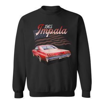 Vintage 1965 65 Impala Old School Muscle Classic Car Hot Rod Sweatshirt - Thegiftio UK