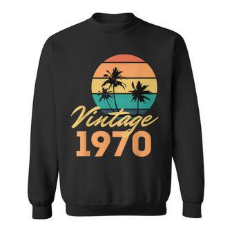 Vintage 1970 Nació Cumpleaños Retro Camisa de entrenamiento - Regaloses