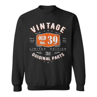 Vintage 1983 ヴィンテージ 1983年生まれ 39歳の誕生日ギフトアイデア 39歳 スウェットシャツ - Kawaiitshirt