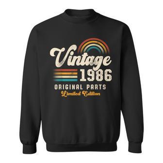 Vintage 1986 Piezas Originales 40 Aniversario Retro Camisa de entrenamiento - Regaloses