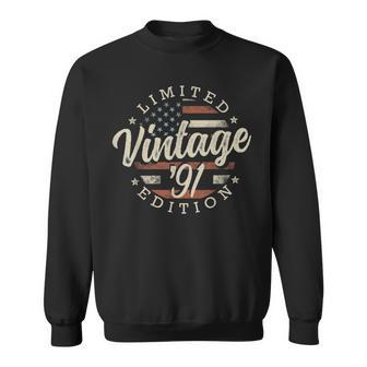 Vintage 1991 Limited Edition Usa Flag 35Th Birthday Sweatshirt - Thegiftio UK