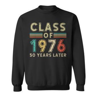 Vintage 50Th Class Of 1976 Reunion Alumni Graduation Party Sweatshirt | Mazezy