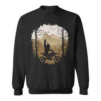 Vintage Bigfoot Dirt Bike Motocross Sasquatch Enduro Sweatshirt - Thegiftio