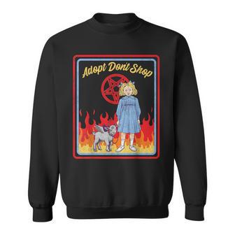 Vintage Child Game Horror Adopt Donthop Dark Humor スウェットシャツ - Kawaiitshirt