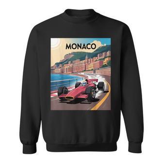 Vintage Monaco 1937 Classic Race Car Lover Racing Sweatshirt - Thegiftio UK