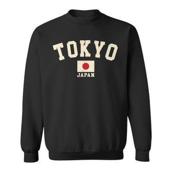 Vintage Tokyo Japan Japanische Flaggeouvenir Retro Grafik Sweatshirt - Geschenkecke