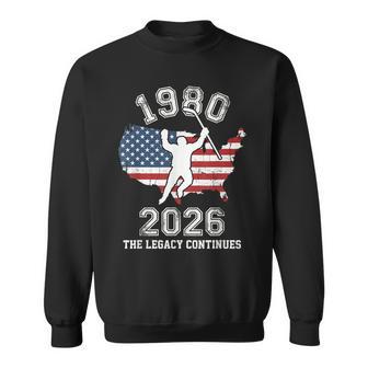 Vintage Usa Hockey 1980 2026 Sweatshirt - Thegiftio UK