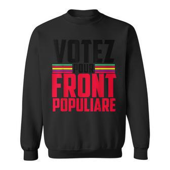 Votez Pour Front Populaire Élection Législative 2024 Sweater e - Cadeauxyz