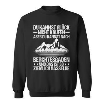 Watzmann Gipfel Berchtesgaden Glückpruch Wandern Sweatshirt - Seseable