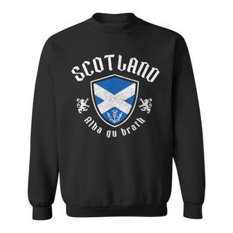 We Lovecotland Alba Gu Brath スコットランド国旗 プライド ヴィンテージ スウェットシャツ - Kawaiitshirt