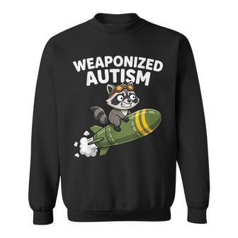 Weaponized Autism Raccoon Meme Sweatshirt - Monsterry DE