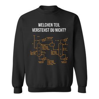Welchen Teilestehst Du Nicht Chemie Ingenieurchaltplan Sweatshirt - Seseable