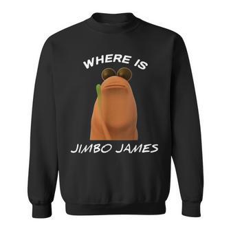 Wo Ist Jimbo James Lustiger Marcus Der Wurmr Chat Robert Sweatshirt - Seseable