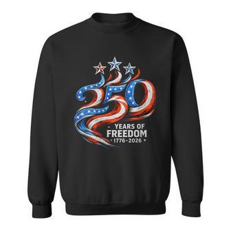 Women's 250 Anniversary Usa 4Th Of July Patriotic 250 Years American Sweatshirt - Monsterry
