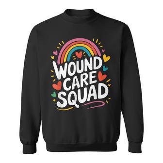 Wound Care Squad Wocn Ostomy Care And Medical Nursing Sweatshirt - Thegiftio UK