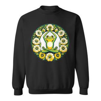 Zen Mode Namaste Grenouilleert Yoga Sweater e - Cadeauxyz