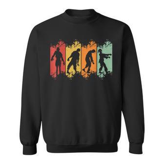 Zombies Muertoiviente Retro -Intage Apocalipsis Zombie Camisa de entrenamiento - Regaloses