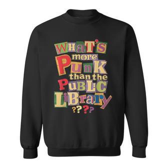 ¿Qué Es Más Punk Que La Biblioteca Pública Para Amantes De Los Libros Camisa de entrenamiento - Regaloses