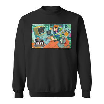 【Project Zircon×Fcグラディウス40th】コナミマニアのナミちゃん イラストby淺野のん スウェットシャツ - Kawaiitshirt