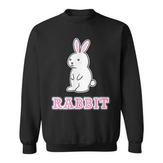 うさぎ Rabbit『ハロー』兎【どうぶつフレンズ】グッズ ゆるくて かわいい イラスト スウェットシャツ - Kawaiitshirt