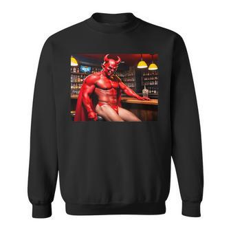 おかしいばかげたセクシーデビル スウェットシャツ - Kawaiitshirt
