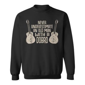 おもしろいドブロプレーヤーブルーグラスラバー スウェットシャツ - Kawaiitshirt