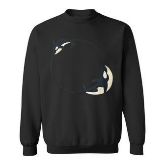 かわいい 海 動物 クジラ シャチ かっこいい メンズ レディース オーカ スウェットシャツ - Kawaiitshirt