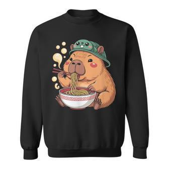 かわいいカピバラと亀 リュック ラーメン カワイイ スウェットシャツ - Kawaiitshirt