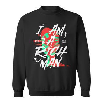 かわいいグラフィック「I Am A Rich Man」 スウェットシャツ - Kawaiitshirt