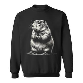 かわいいプレーリードッグのグラフィック アート デザイン スウェットシャツ - Kawaiitshirt