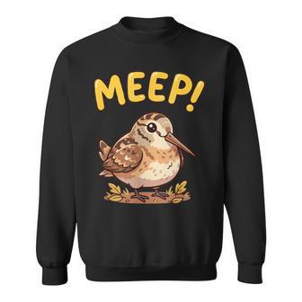 かわいいミープバードがミープバードミームアメリカンウッドコックミープと言っています。 スウェットシャツ - Kawaiitshirt