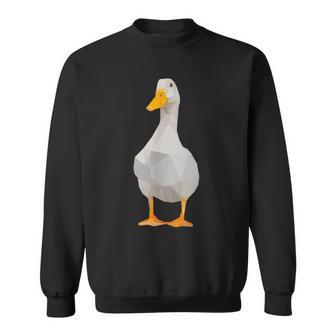 かわいい多角形のアヒル愛好家ファームアヒル スウェットシャツ - Kawaiitshirt