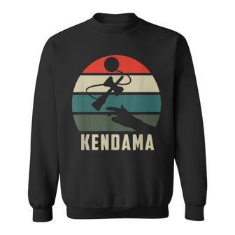 けん玉トス レトロサンセット けん玉 スピリット・オブ・ケンダマ スウェットシャツ - Kawaiitshirt