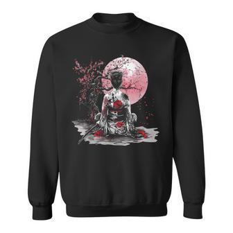 さくら 桜 日本の芸者 日本のサムライガール スウェットシャツ - Kawaiitshirt