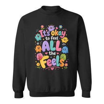 すべてが愛らしい感情的な認識を感じても大丈夫です スウェットシャツ - Kawaiitshirt