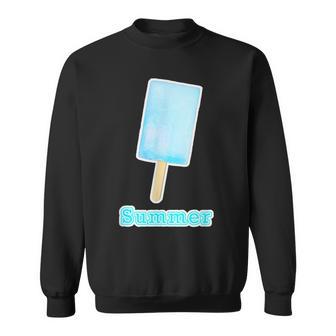 アイスバー・ソーダ／夏【サマータイム】アイスクリーム ポップ リゾート かわいい スウェットシャツ - Kawaiitshirt