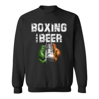 アイルランドのボクシングとビール 面白いアイルランド国旗tシャツ スウェットシャツ - Kawaiitshirt