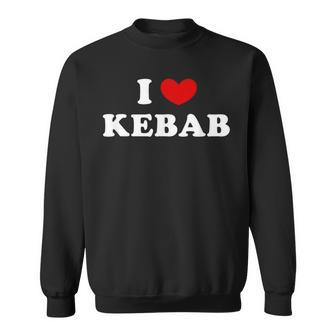 アイ・ラブ・ケバブ、アイ・ハート・ケバブ スウェットシャツ - Kawaiitshirt