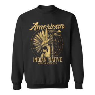 アメリカンインディアン ネイティブ服 伝説のバイクギフト スウェットシャツ - Kawaiitshirt